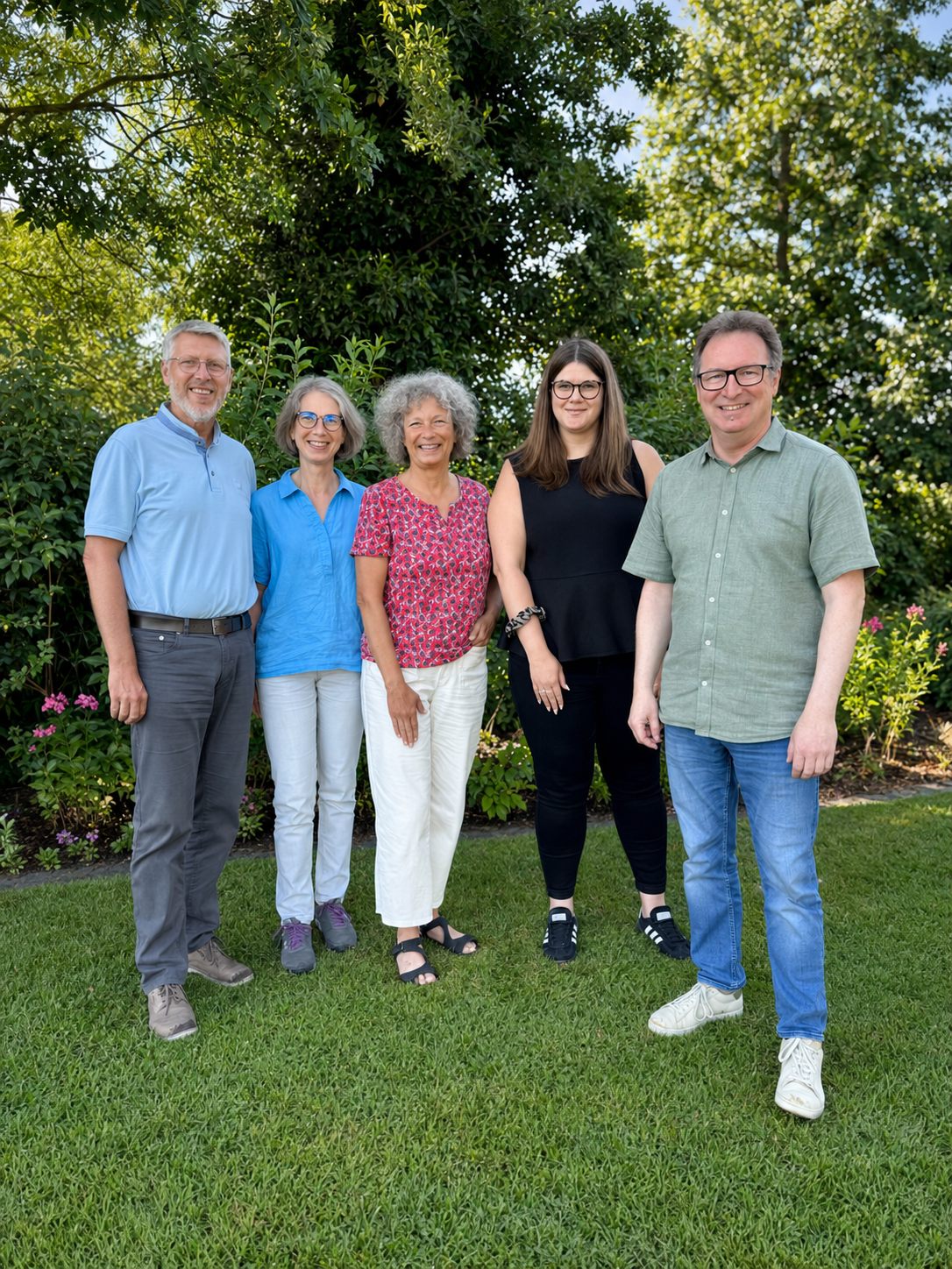 Das Team der Kanzlei Bunte im Garten